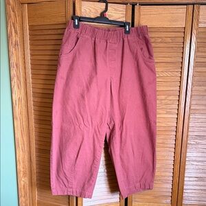 Universal Thread Women's Wide Leg Pants in Deep Red